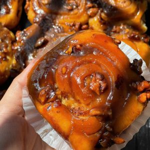 Walnut Cinnamon Roll