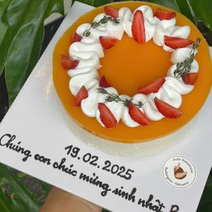 Bánh mousse chanh dây nguyên ổ (16 cm)