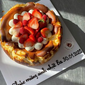 Bánh Burnt Cheesecake nguyên ổ (18 cm)